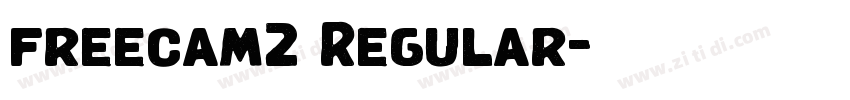 freecam2 Regular字体转换